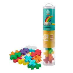Image of Plus Plus Big Tube – Big Rainbow 15 Pc