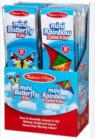 Image of Mini Kite Assortment – Butterfly & Rainbow