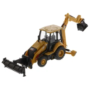 1:64 Cat 420 XE Backhoe Loader w/ work tools