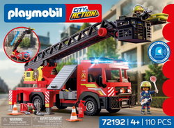 Image of Playmobil City Action – Fire Ladder Truck 110 pc