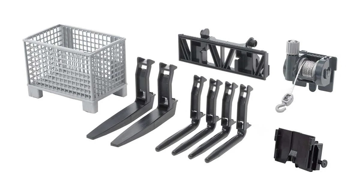Cable Winch and Front-loader Forks
