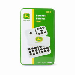 Image of John Deere Dominoes Double 9 Set