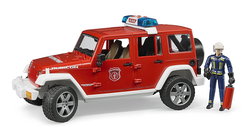 Image of Jeep Rubicon Fire Rescue with Fireman