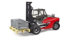 Image of Linde HT160 Forklift with pallet and 3 pallet cages