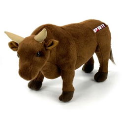 Image of 14′ PBR Bull Plush – Brown