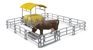 Hay Rack w/ Fence & Trough