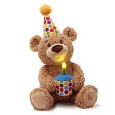 Image of Happy Birthday Animated Teddy, 12 in