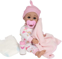 Image of Rainbow Hugs 7 Pc Baby Doll Nurturing Gift Set 13′