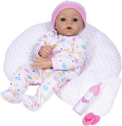 Image of Sunshine Pink – 7 Pc Baby Doll Nurturing Gift Set 13′