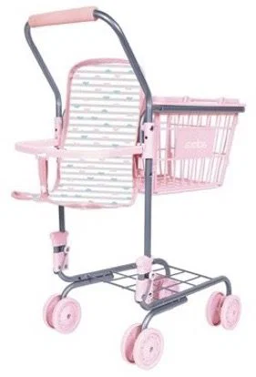 Pastel Pink Shopping Cart 24"
