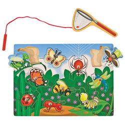 Image of Bug-Catching Magnetic Puzzle Game – 10 Pieces