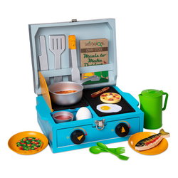 Image of Let’s Explore Wooden Camp Stove Play Set