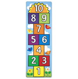 Image of Hop & Count Hopscotch Rug