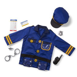 Image of Police Officer Costume Role Play Set