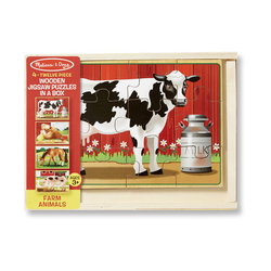 Image of Farm Animals Puzzles in a Box