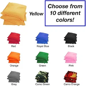 Corn Toss Bean Bags - Set of 4 - Assorted 6"x6"
