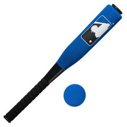 Image of MLB® 24″ Kids Foam Baseball Bat & Ball – Blue