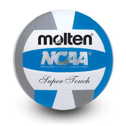 Image of Volleyball Molten Official NCAA Super Touch – Blue/Grey