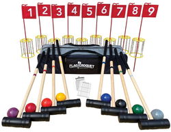 Image of 8 Player Flag Croquet Set 32′