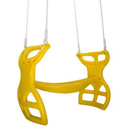 Image of Back to Back Glider Swing Yellow