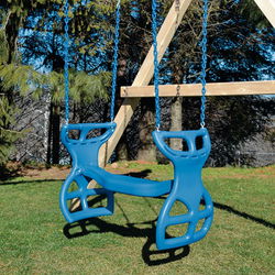 Image of Back to Back Glider Swing Blue