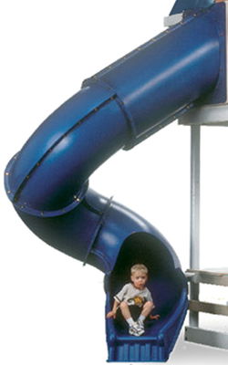 Image of Round Premium Turbo Slide 7′ Blue