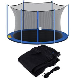Image of Trampoline Enclosure Net 12′ Universal – Black