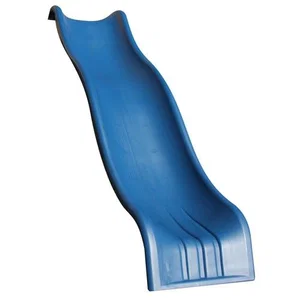Waterfall Wave Slide 10' - 5' Deck Height - Blue